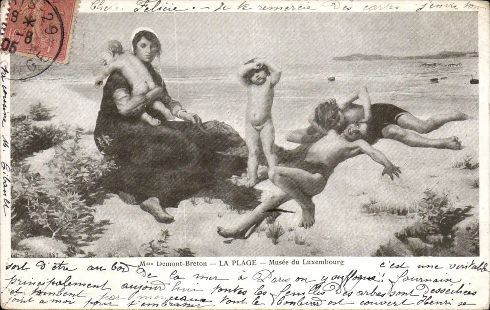 Die Strand — Musée du Luxembourg — Mae Demont-Breton - Vorderseite