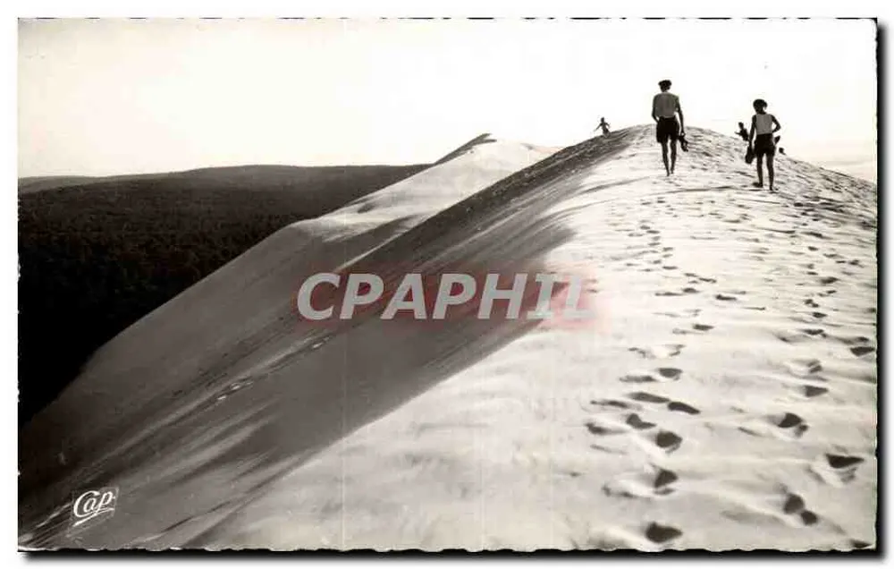 As Dunas de Pilat-Plage — Bassin d'Arcachon — editor C.A.P. Paris - Frente