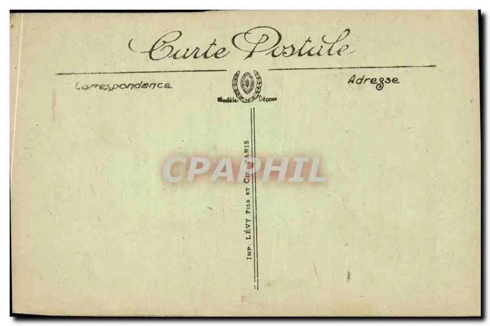 Loches — Der Turm des Kardinals de la Bâtie — Imp. Lévy Fils et Cie, Paris - Rückseite