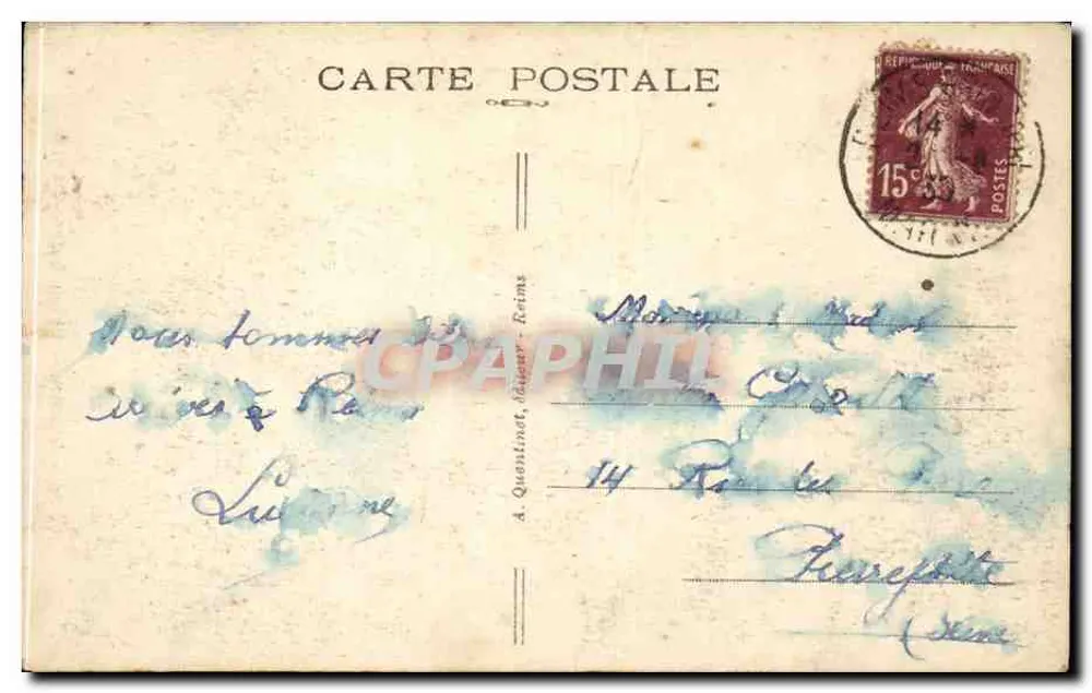 Reims — Igreja de Santa Clotilde — n°50 - Verso