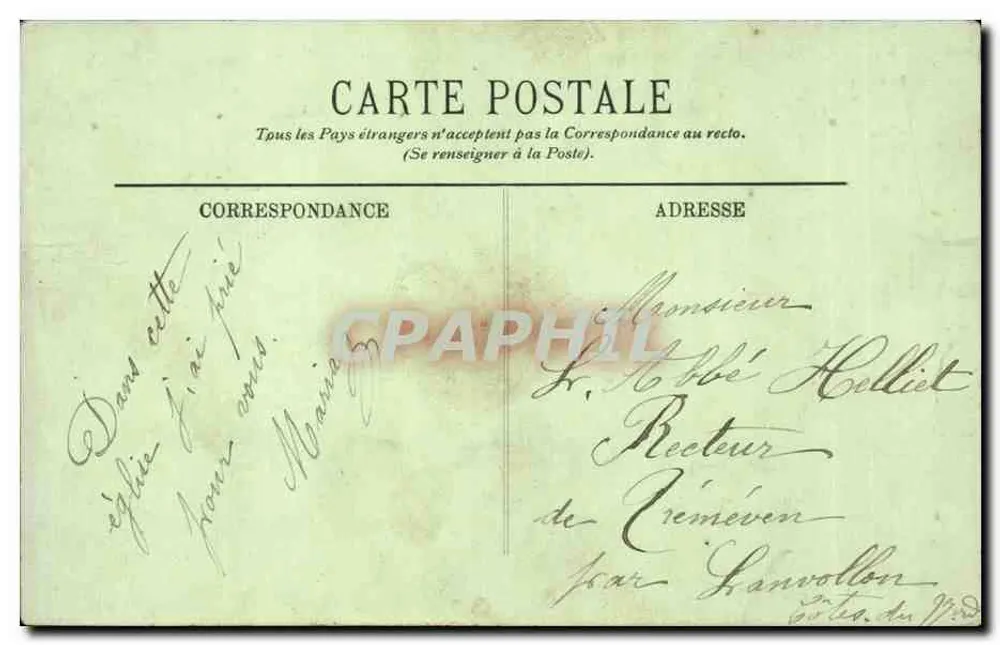 Paris — A Basílica do Sagrado Coração concluída, altura da Torre, 95 metros — editor desconhecido, número de série não visível - Verso