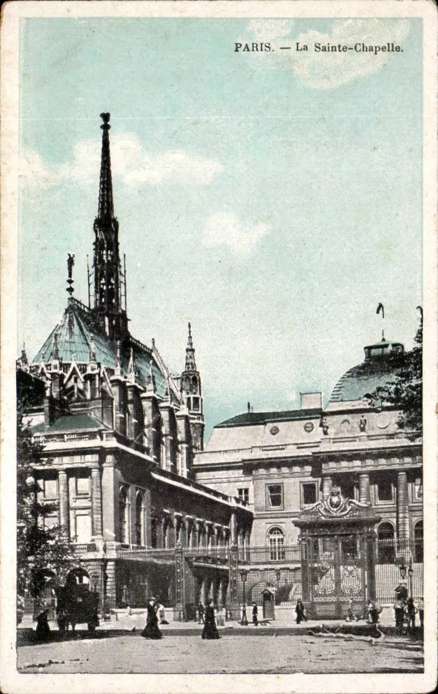 Paris — A Santa Capela — Editor não identificado, número de série não visível - Frente