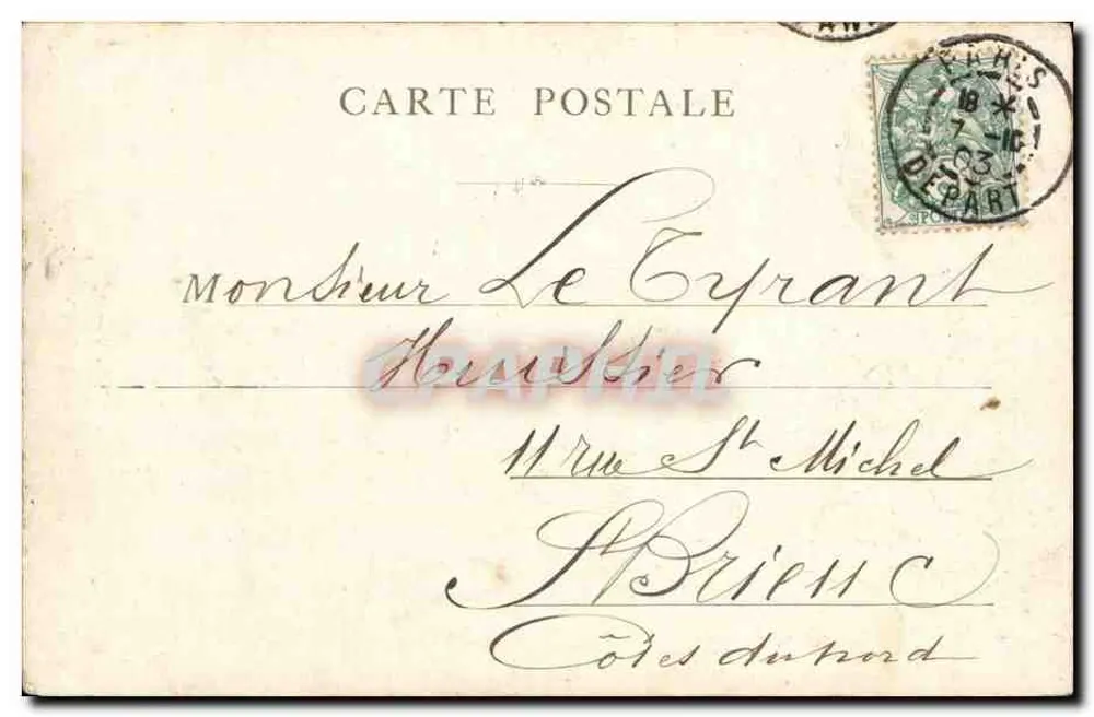 Paris — Notre-Dame — editor desconhecido, número de série não visível - Verso