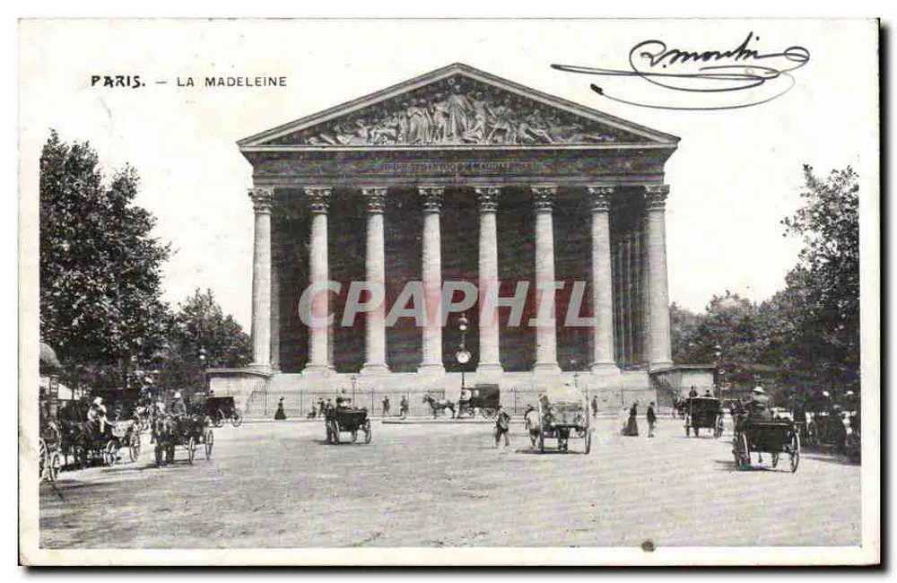 Paris — A Madeleine — S. Martin - Frente