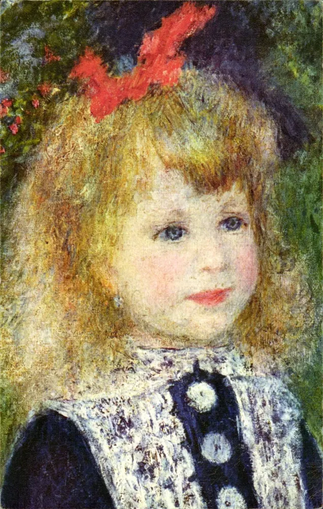 Das Kind mit dem Eimer — Renoir — Veröffentlicht vom Nationalen Komitee für Kindheit, Paris - Vorderseite