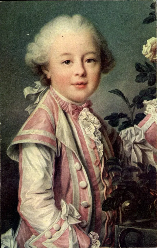 Porträt des Grafen von Nogent — Detail — COMITÉ NATIONAL DE L'ENFANCE, Nr. 1 - Vorderseite