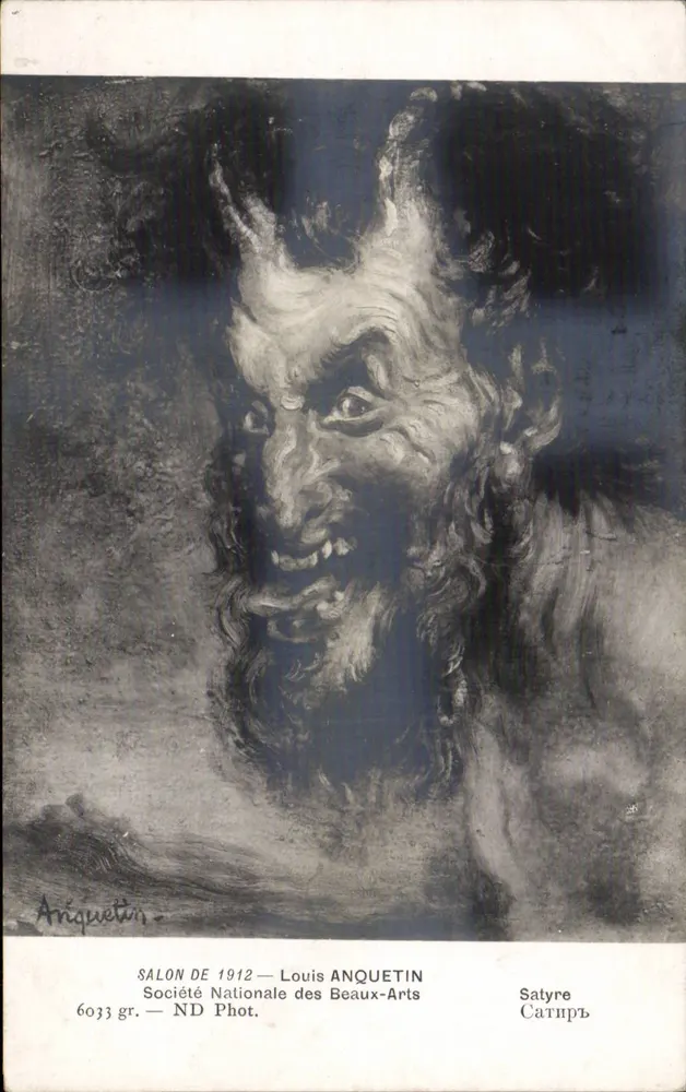 Satan — Salon von 1912 — Louis Anquetin — Société Nationale des Beaux-Arts - Vorderseite