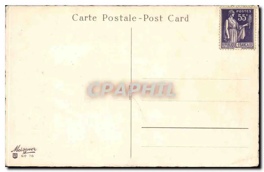 Schneeviertel — Dekoration aus Violett und Efeu — Meisypner N° 76 - Rückseite