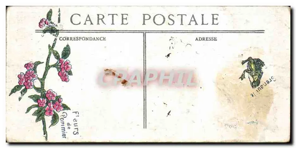Toulon — französische Marine — Dampfboot — L.V. & C° - Rückseite