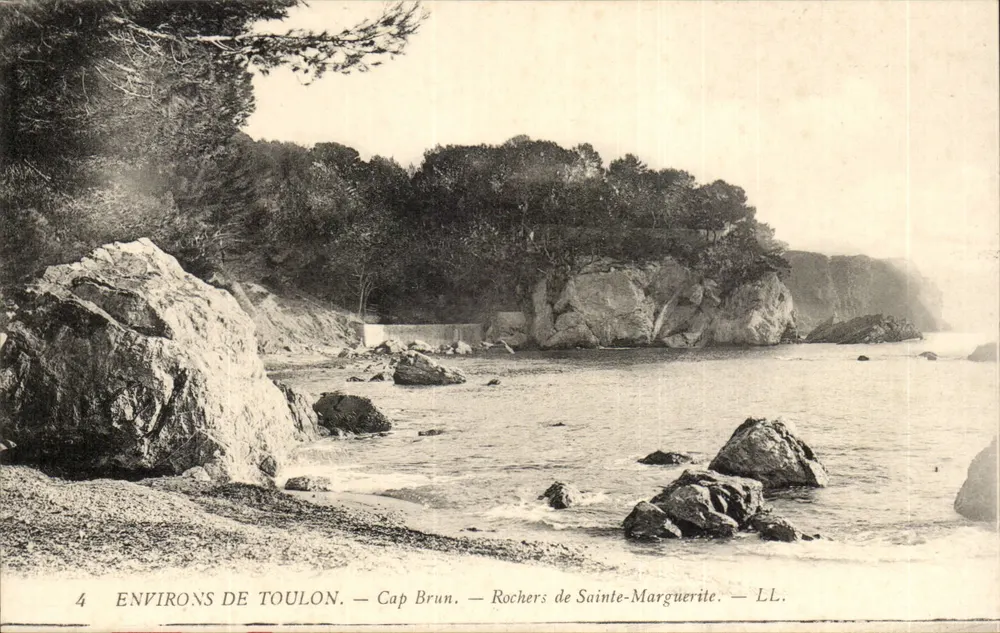 Um Toulon — Cap Brun — Felsen von Sainte-Marguerite — LL. - Vorderseite