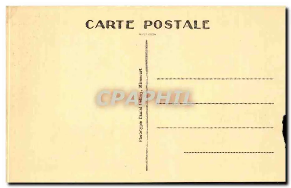 VITTEL — Der Park und die Treppe zum Casino — D.D. - Rückseite