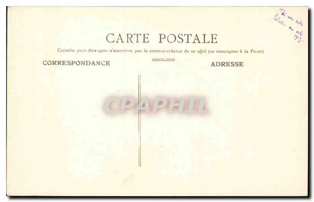 Parque de Montsouris - A Lavadeira — C.J.27 — Paris - Verso