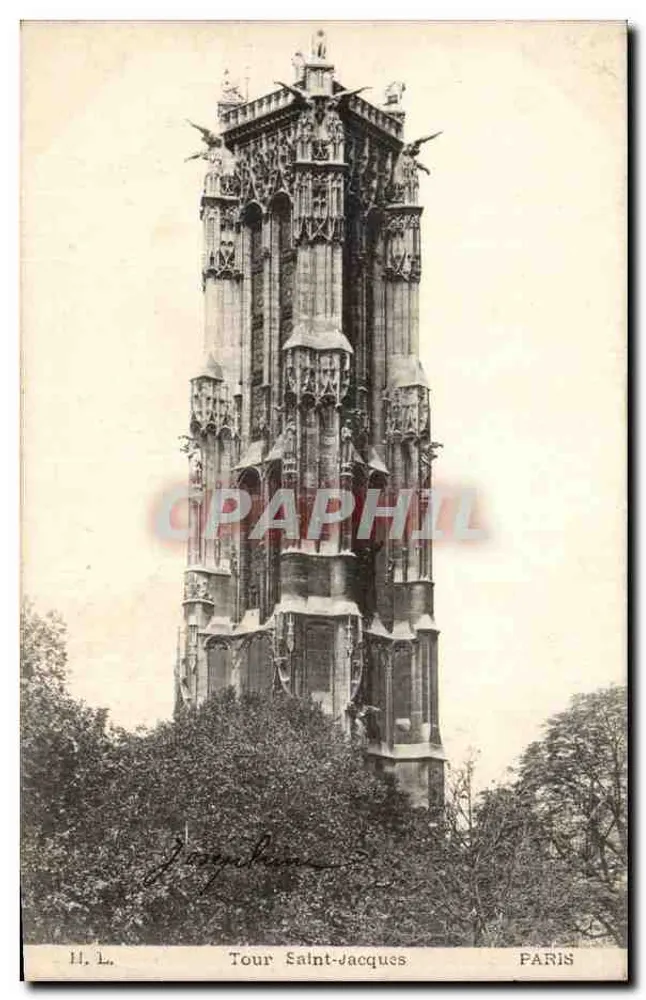 Torre Saint-Jacques — Paris — H. L. editora - Frente