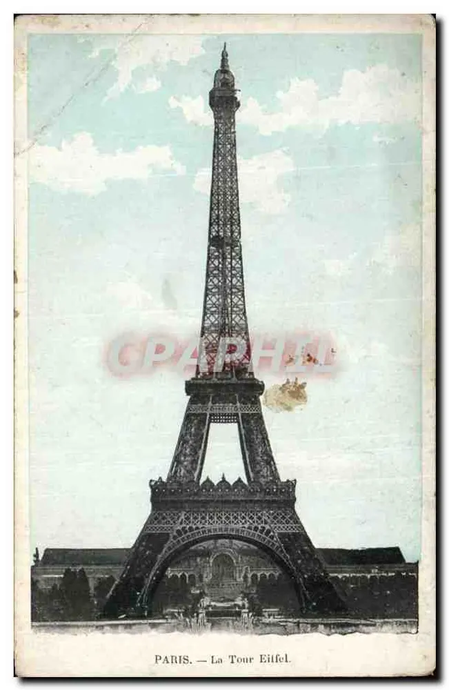 PARIS — A Torre Eiffel — J.C. PARIS - Frente
