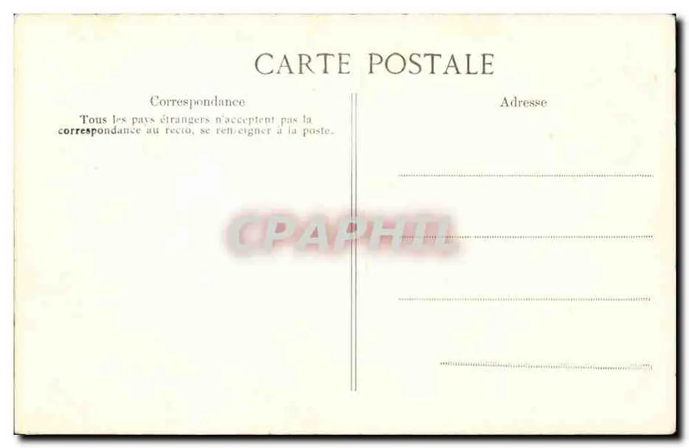 PARIS – Panorama tirado do Ópera — editor não identificado, n° de série 4024 - Verso