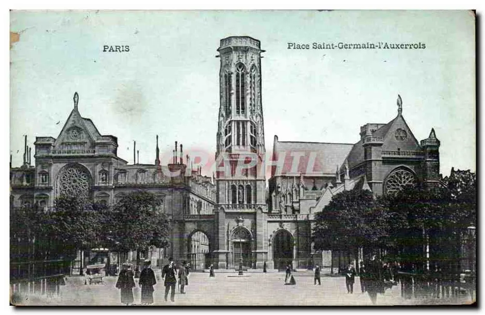 Praça Saint-Germain-l'Auxerrois — Paris — editora Graphithl - Frente