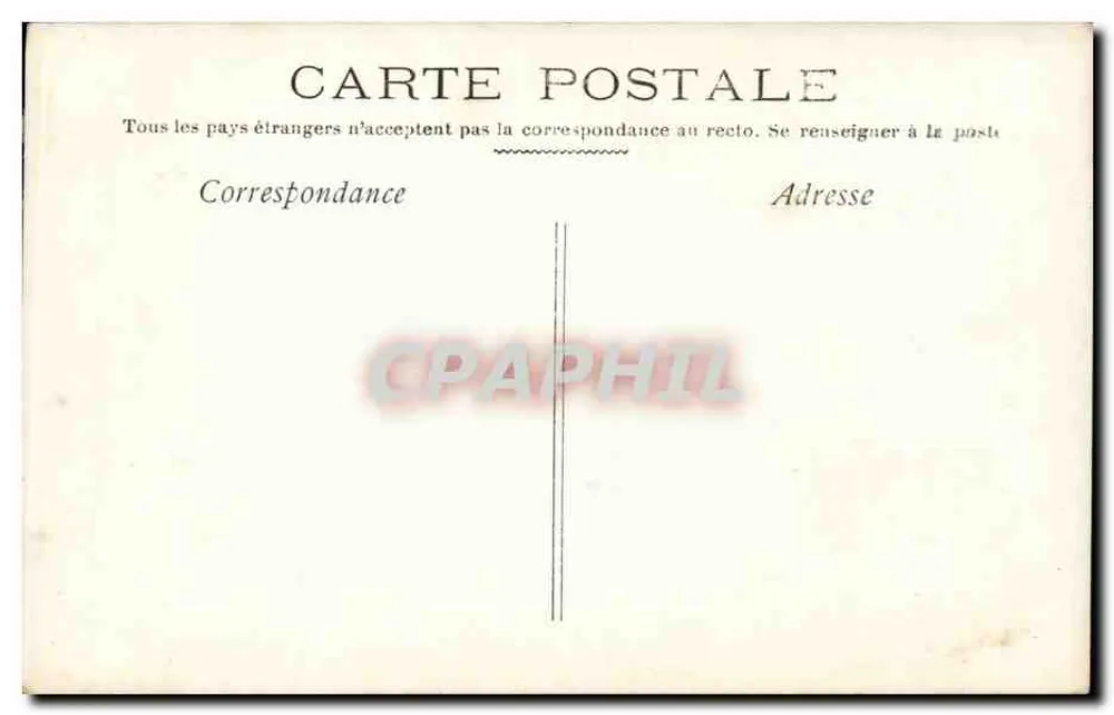 Junge Frau mit Rosenstrauß — ländliche Szene — A.N. Paris, n°17 - Rückseite