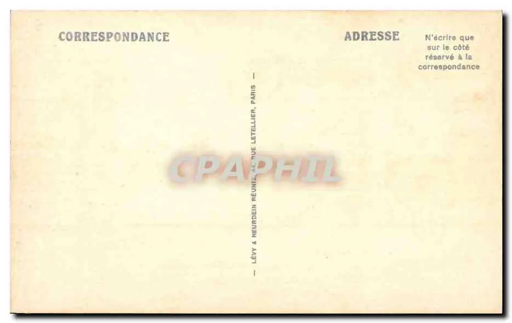 CANNES — Promenade de la Croisette — Lévy & Neurdein, Paris - Verso