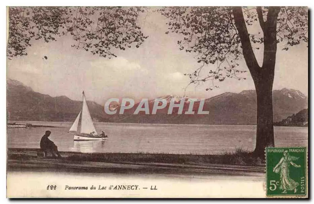 Panorama do Lago de Annecy — LL — n°122 - Frente