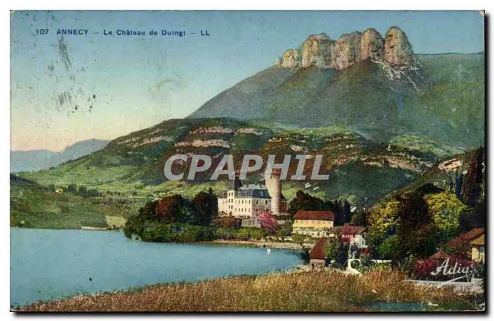 Annecy — O Castelo de Duingt — LL - Frente