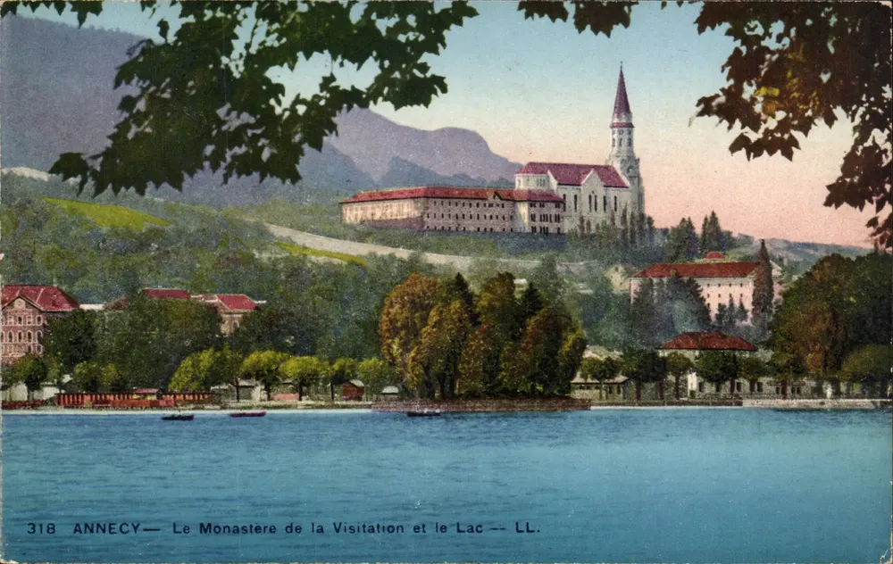 Annecy — Das Kloster der Visitation und der See — LL. — Nr. 318 - Vorderseite