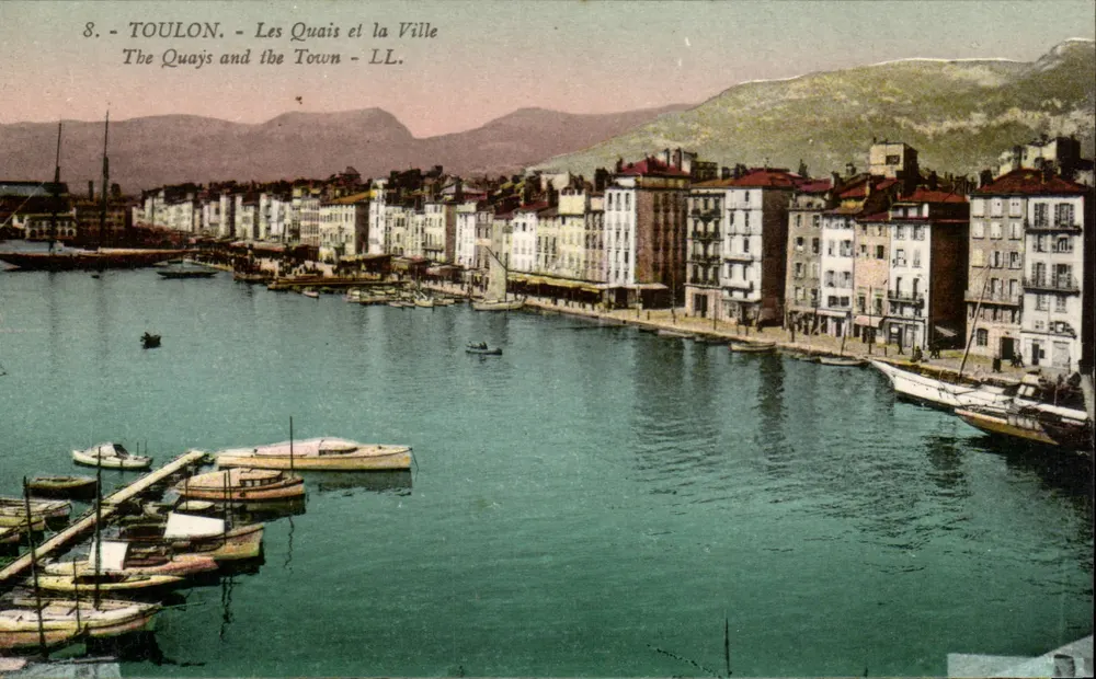 Toulon - Die Kais und die Stadt — LL - Vorderseite