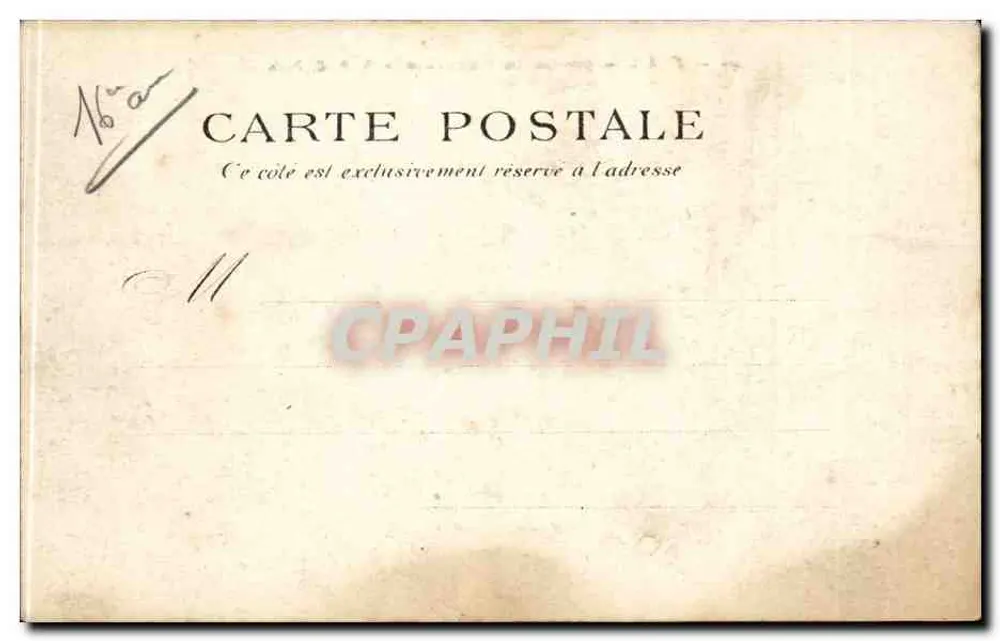 Parijs — Tuinen van het Trocadéro — P. P. C. Parijs - Achterkant