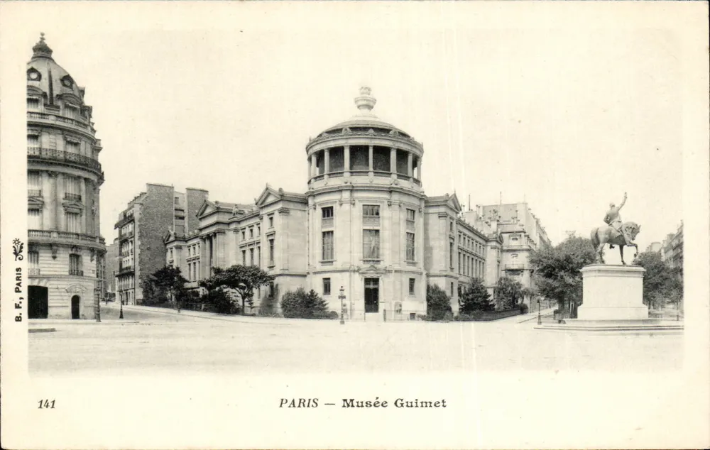 PARIS — Museu Guimet — B.F., Paris, n° 141 - Frente