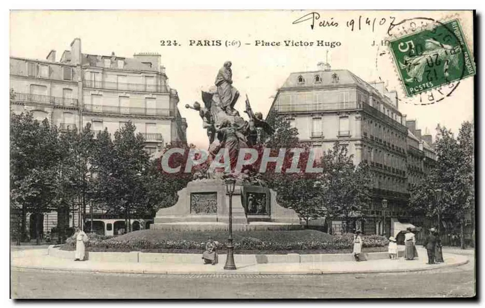 Paris (6e) — Place Victor Hugo — J. Haas n°224 - Frente
