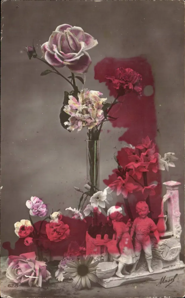 Blumenbouquet — Masel, n°628 - Vorderseite