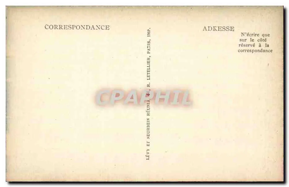 CANNES - Vista geral - LL - Verso