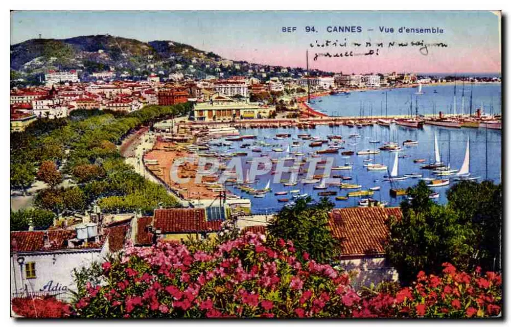 CANNES — Vista geral — BEF 94, Adia - Frente