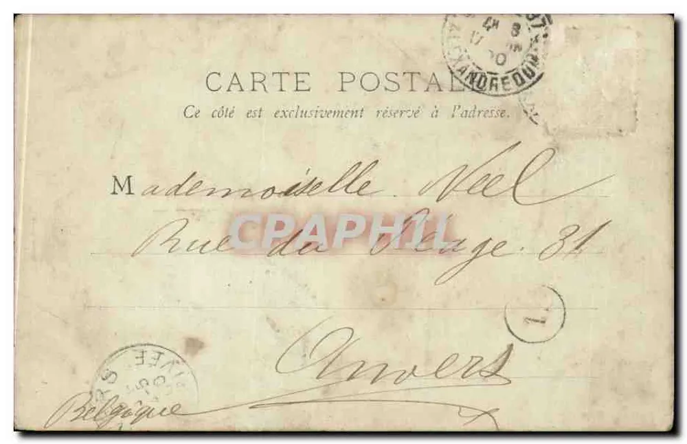 A Fonte de Carpeaux — Paris — editor desconhecido, n° 18 - Verso