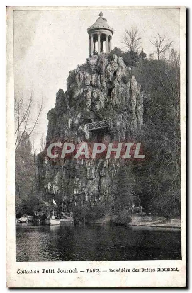 Belvédère das Buttes-Chaumont — Paris — Coleção Petit Journal - Frente