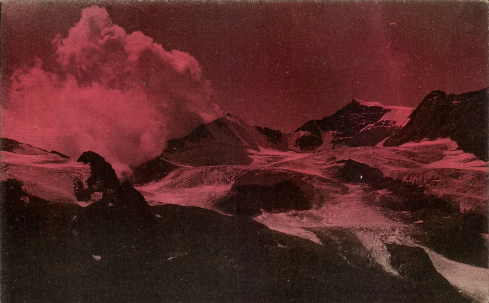 Ausblick auf Gletscher und Berge — unbekannter Verleger, Nr. 5010 - Vorderseite