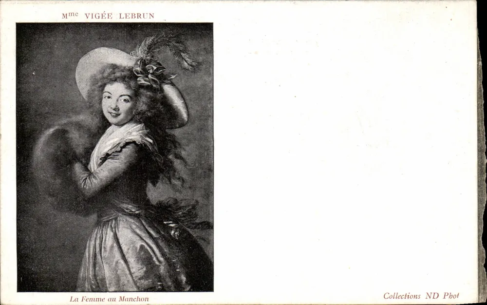 Mme Vigée Le Brun — Die Dame mit dem Ärmel — Collections ND Pbot - Vorderseite