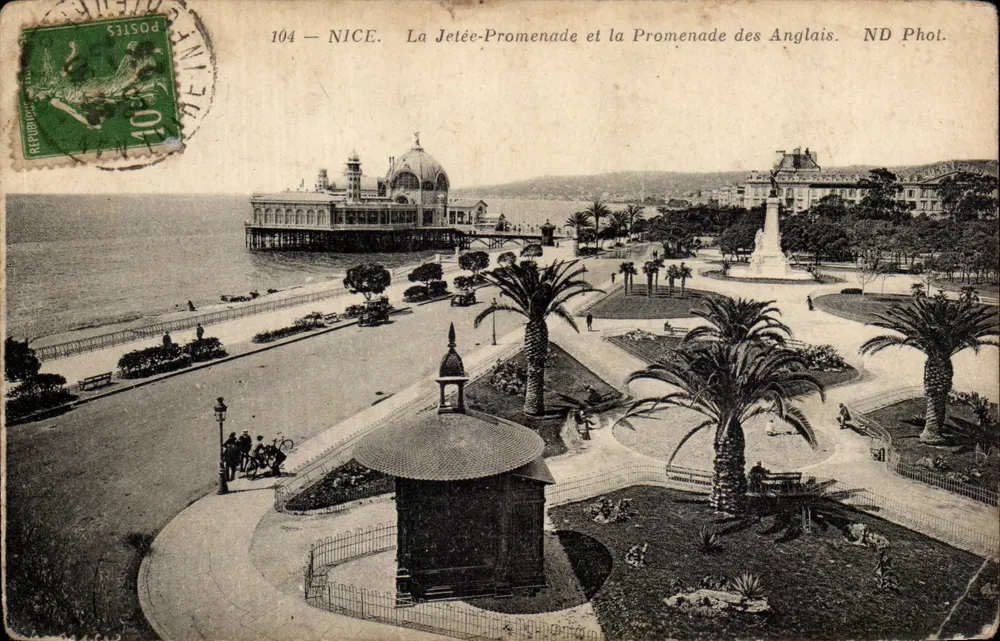 Nice. Die Jetée-Promenade und die Promenade des Anglais. ND Phot. n°104 - Vorderseite