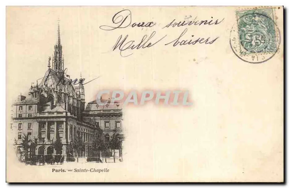 Paris — Santa-Chapelle — Editor não identificado - Frente