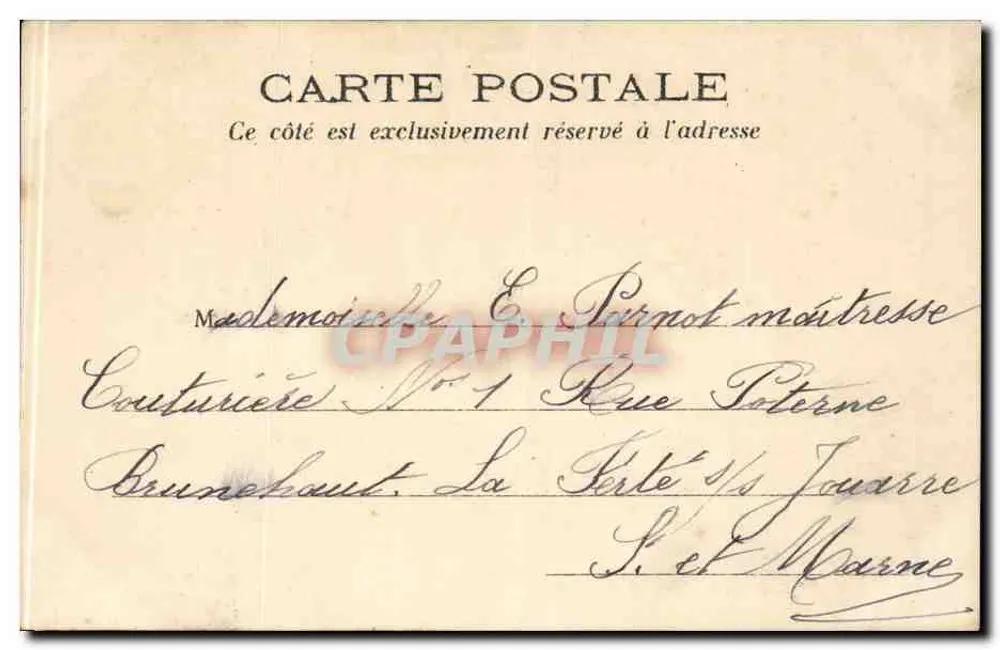 Paris — Santa-Chapelle — Editor não identificado - Verso