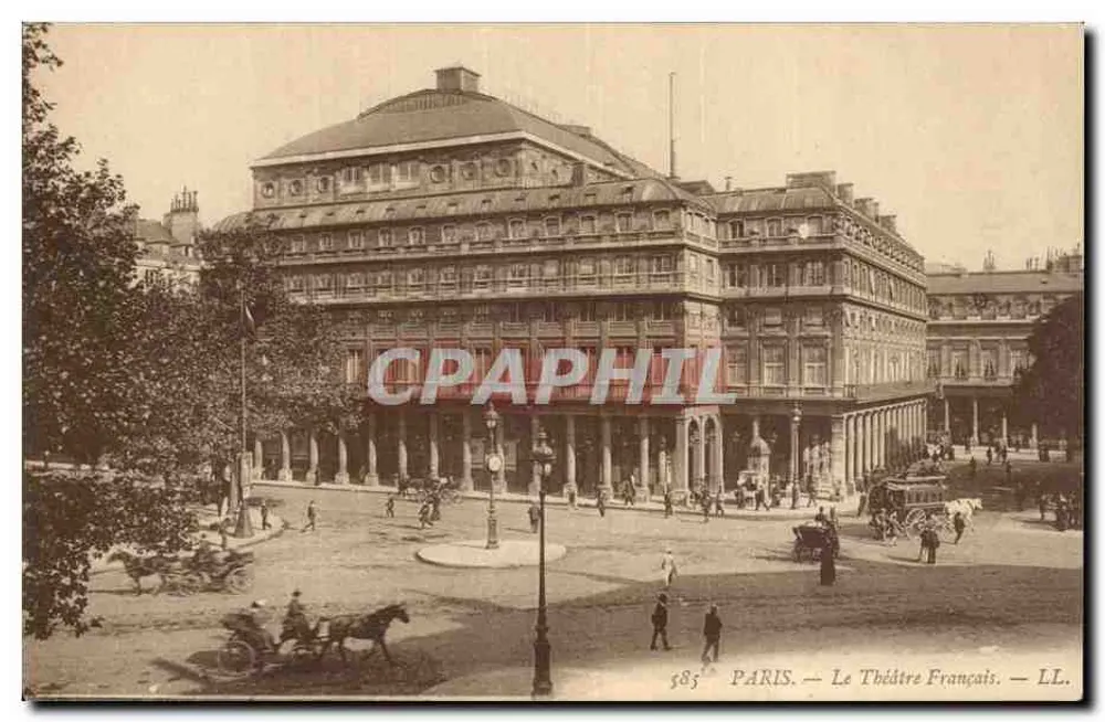 Paris — O Teatro Francês — LL. n° 585 - Frente