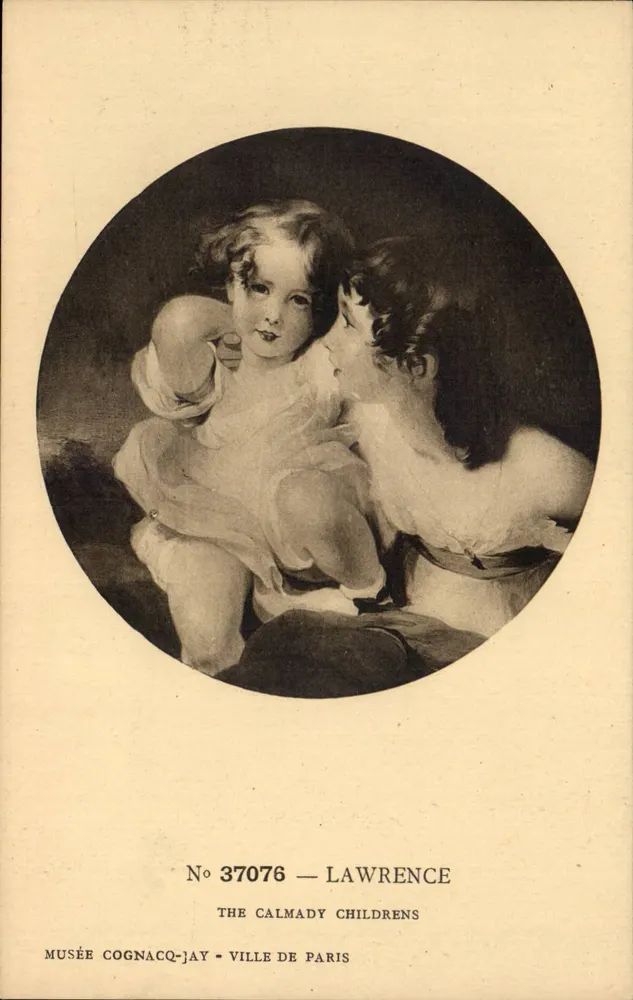 Die Calmady Kinder — Lawrence — Museum Cognacq-Jay, Stadt Paris - Vorderseite