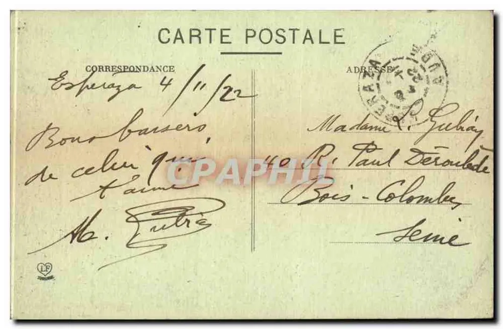 Tal der Aude — Eingang zum Schluchttal La Pierre-Lys, der "Trou du Curé" — Fot. Labouche Fr. - Toulouse - Rückseite