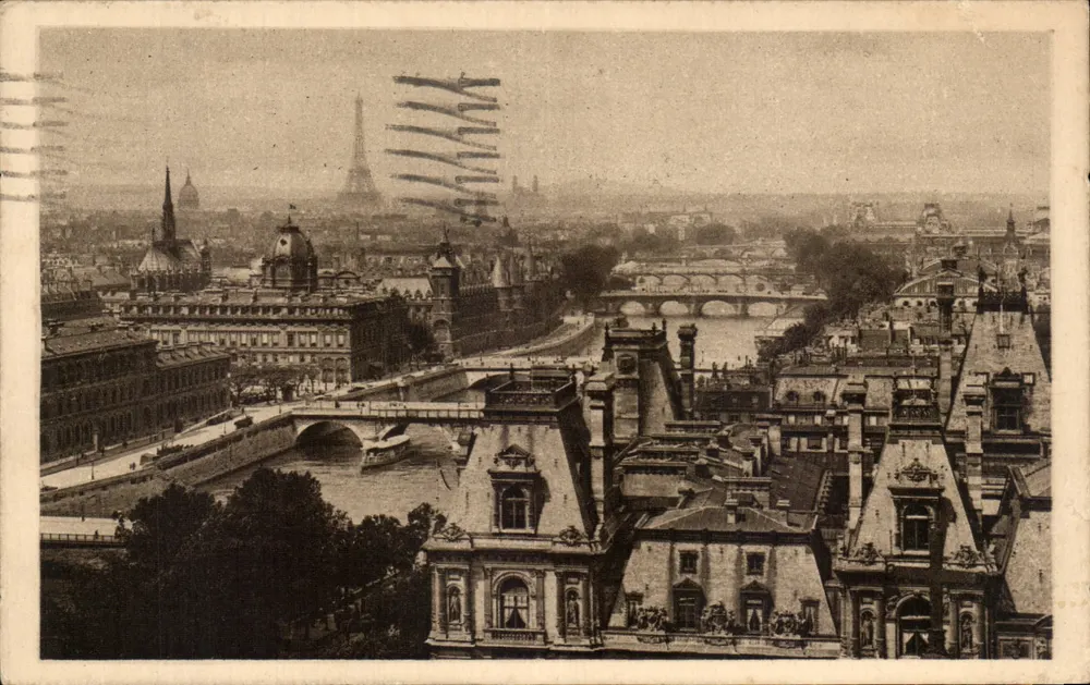 Ansicht der Sieben Brücken — Aufnahme von Saint-Gervais — Lévy et Neurdein, Nr. 123 - Vorderseite