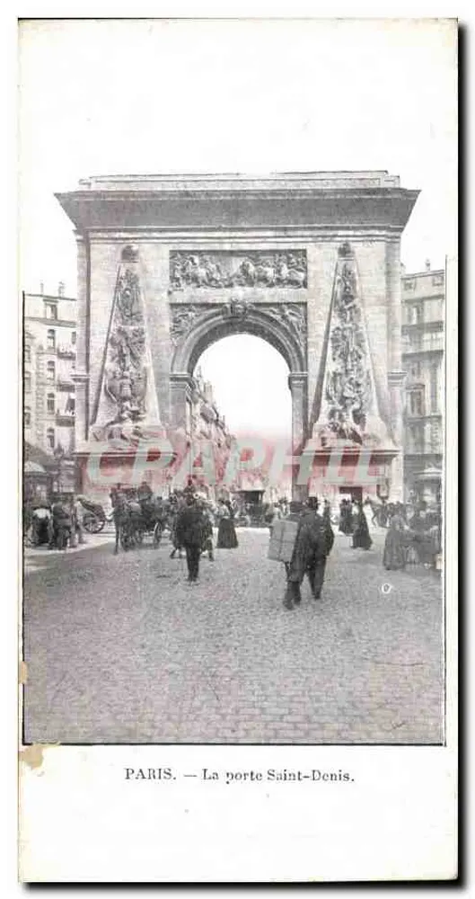 Paris — A porta Saint-Denis - Frente