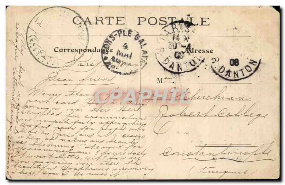 La Seine à travers Paris — Le petit bras en amont du Pont-Neuf — Éditeur : Augodiliane-Paris, n° 1.14 - Verso