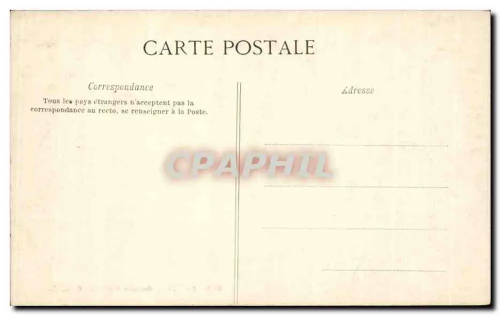Estátua no Square Poloncey — Paris — editor C. L. A. - Verso