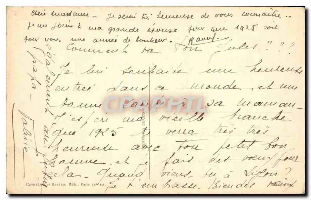 Ein Hund und Vögel — Der Eindringling — Caythme & Bartrim Édit., Paris 12e - Rückseite