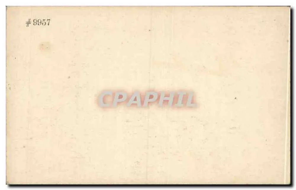 Arranjo de rosas — paisagem fluvial — n° 9957 - Verso