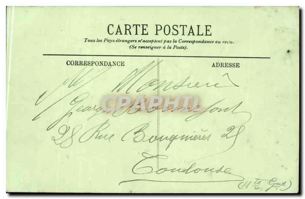 Bayonne — A Rue Thiers — LL. - Verso
