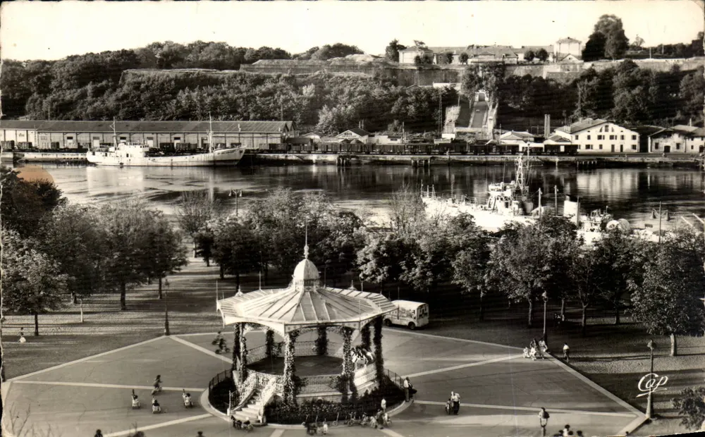 Bayonne - Square l'Adour und die Zitadelle — C.A.P. Nr. 1148 - Vorderseite